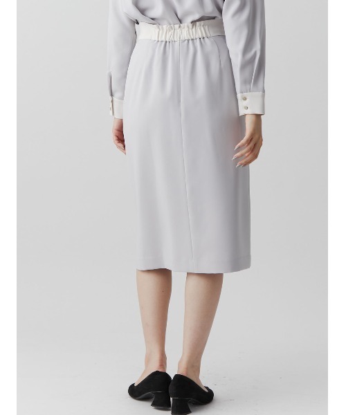 【セール】バイカラービットアシメタイトスカート（スカート）｜TONAL（トーナル）