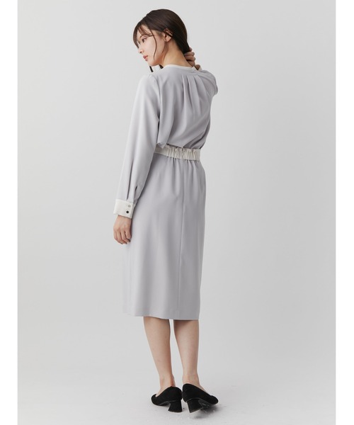 【セール】バイカラービットアシメタイトスカート（スカート）｜TONAL（トーナル）