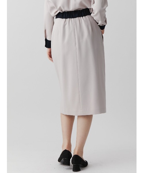 【セール】バイカラービットアシメタイトスカート（スカート）｜TONAL（トーナル）