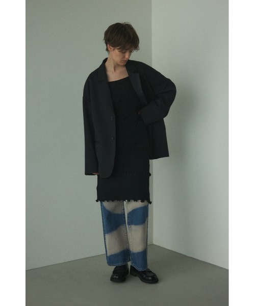 ジャケット・アウター BLACK BY MOUSSY big silhouette jacket BLACK BY MOUSSY big silhouette jacket