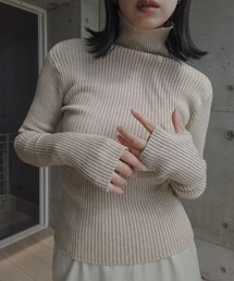 y/m by RIKA | MIXニットハイネックトップス(ニット/セーター)