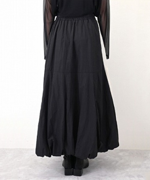 STYLEBLOCK(スタイルブロック)の「Nタフタバルーンラインスカート(スカート・レディース・ホワイト系その他/カーキ/グレー/ブラック・M)」の8枚目の写真