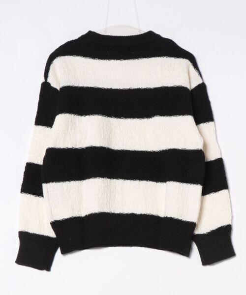 aimoha(アイモハ)の「【aimoha neo】 Bold Stripe Pullover(Tシャツ/カットソー・メンズ・ブラック/チョコ・MEDIUM/LARGE/X-LARGE/XX-LARGE/XXX-LARGE)」の3枚目の写真