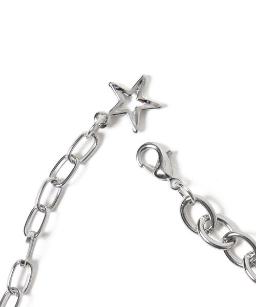 WEGO（ウィゴー）の「WEGO/スターチェーンネックレス（ネックレス・レディース・シルバー・FREE）」の5枚目の写真