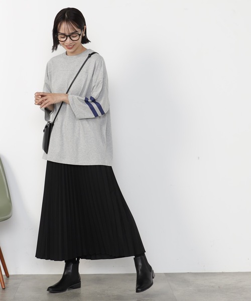 FOUND GOOD（ファウンドグッド）の「TRプリーツスカート（スカート・レディース・ブルー系/ブラウン系/ブラック/グレー系・S/M/L）」の2枚目の写真