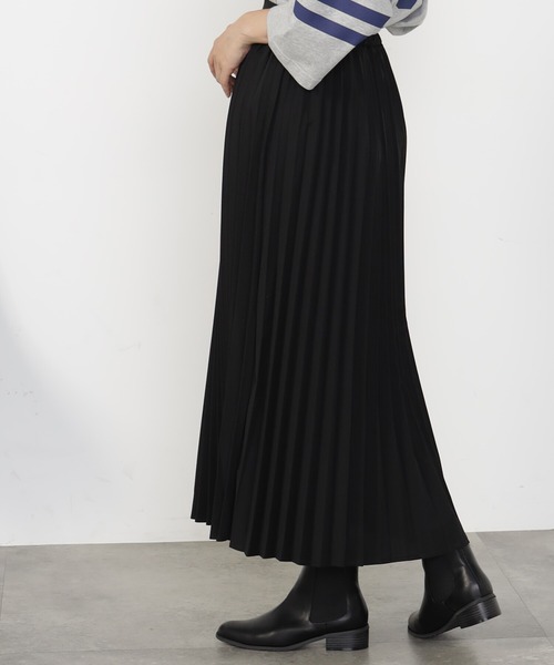 FOUND GOOD（ファウンドグッド）の「TRプリーツスカート（スカート・レディース・ブルー系/ブラウン系/ブラック/グレー系・S/M/L）」の6枚目の写真