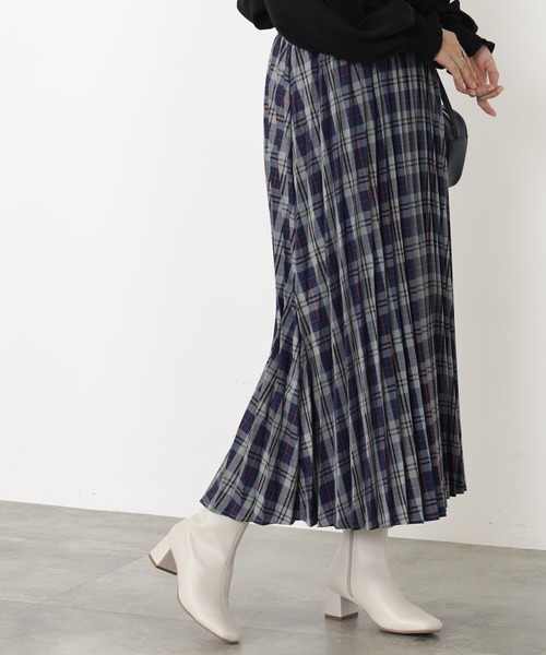 FOUND GOOD（ファウンドグッド）の「TRプリーツスカート（スカート・レディース・ブルー系/ブラウン系/ブラック/グレー系・S/M/L）」の18枚目の写真