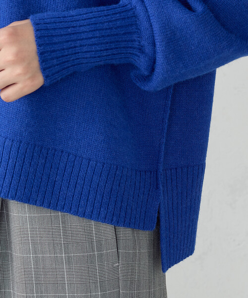 COMME CA ISM(コムサイズム)の「【 ウォッシャブル 】日本の色クルーネックニット(ニット/セーター・レディース・ブラック/パープル/オフホワイト/ブルー・MEDIUM/LARGE)」の14枚目の写真