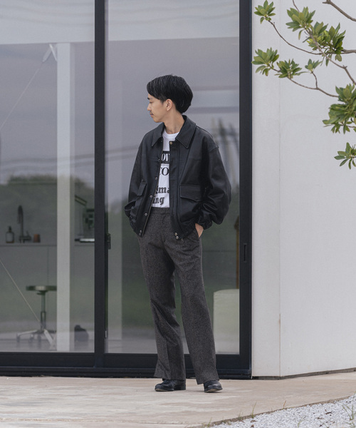 A2 レザーショートブルゾン（ライダースジャケット）｜EDIFICE