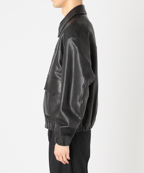 A2 レザーショートブルゾン（ライダースジャケット）｜EDIFICE