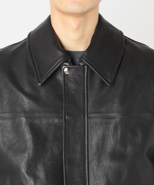 A2 レザーショートブルゾン（ライダースジャケット）｜EDIFICE