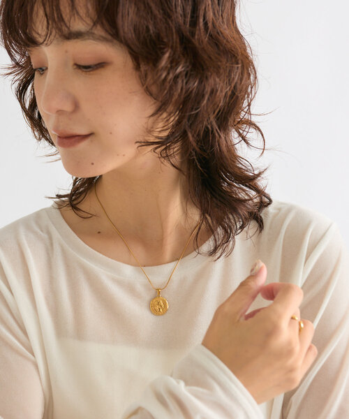 RIVE DROITE（リヴドロワ）の「【R.good(アールドットグッド)】コインショートネックレス（ネックレス・レディース・ゴールド/シルバー・FREE）」の18枚目の写真