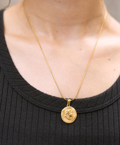 RIVE DROITE（リヴドロワ）の「【R.good(アールドットグッド)】コインショートネックレス（ネックレス・レディース・ゴールド/シルバー・FREE）」の15枚目の写真