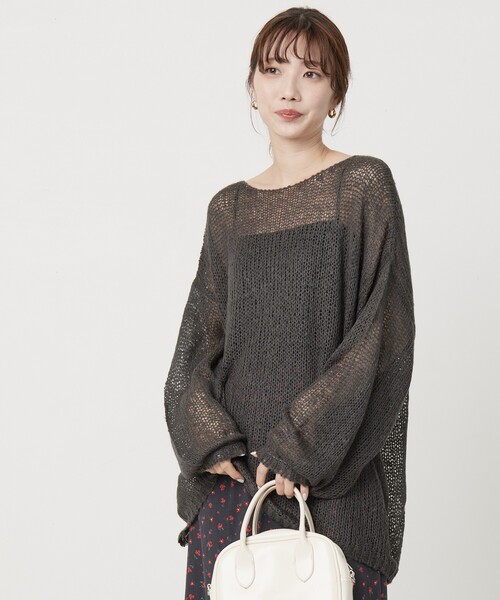 FREAK'S STORE 新作モヘア　ニット セール】FREAK'S STORE/フリークスストア The Yarn. モヘア 箔
