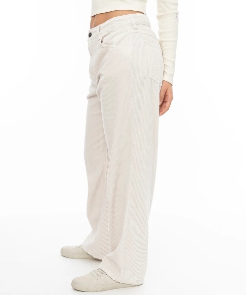 BILLABONG(ビラボン)の「BILLABONG レディース MIDTOWN CORD PANT ロングパンツ 【2024年秋冬モデル】/ビラボンコーデュロイパンツ(その他パンツ・レディース・ホワイト系その他・25inch/26inch)」の3枚目の写真