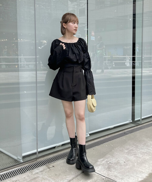 mline（エムライン）の「[mline]ヴィンテージバックリボンブラウス（シャツ/ブラウス・レディース・オフホワイト/ブラック/イエロー・FREE）」の13枚目の写真