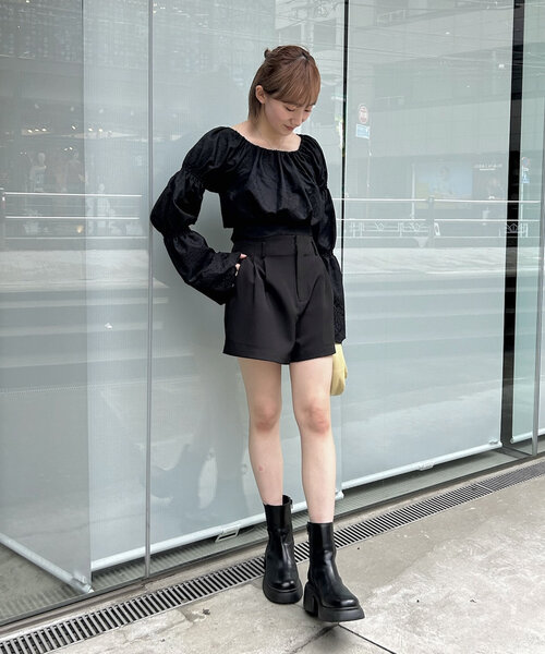 mline（エムライン）の「[mline]ヴィンテージバックリボンブラウス（シャツ/ブラウス・レディース・オフホワイト/ブラック/イエロー・FREE）」の14枚目の写真
