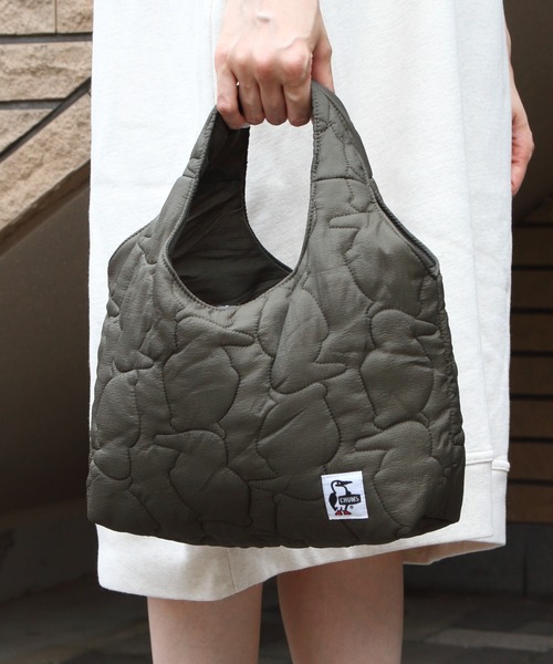 CHUMS(チャムス)の「CHUMS/チャムス ブービー ステッチミニトートバッグ Booby Stitch Mini Tote Bag(ハンドバッグ・レディース・レッド/ブラック/オリーブ・FREE)」の2枚目の写真