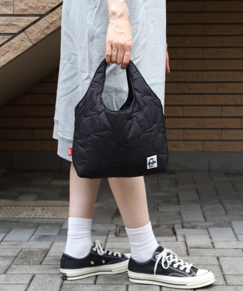 CHUMS(チャムス)の「CHUMS/チャムス ブービー ステッチミニトートバッグ Booby Stitch Mini Tote Bag(ハンドバッグ・レディース・レッド/ブラック/オリーブ・FREE)」の5枚目の写真