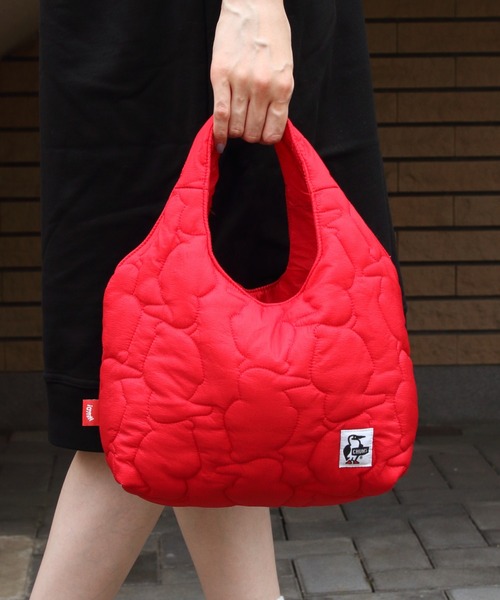 CHUMS(チャムス)の「CHUMS/チャムス ブービー ステッチミニトートバッグ Booby Stitch Mini Tote Bag(ハンドバッグ・レディース・レッド/ブラック/オリーブ・FREE)」の8枚目の写真