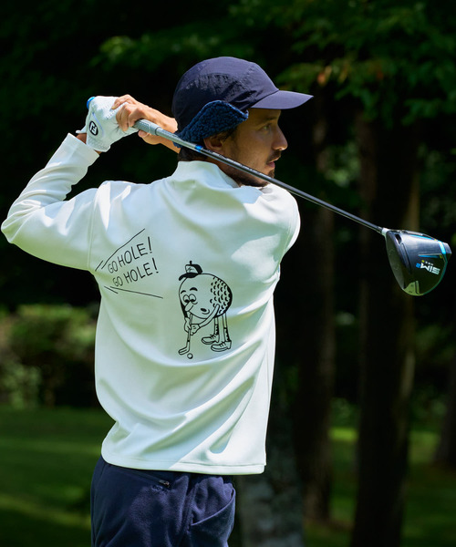 OOPS×RYUAMBEコラボTシャツ モックネック アーバンリサーチ ゴルフ OOPS×RYUAMBEコラボTシャツ モックネック アーバンリサーチ