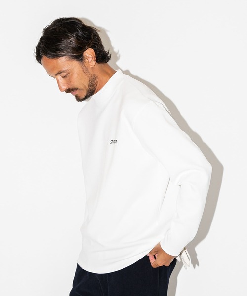 URBAN RESEARCH Sonny Label(アーバンリサーチサニーレーベル)の「OOPS×RYUAMBE モックネックロングスリーブTシャツ(Tシャツ/カットソー・メンズ・ブラック/ネイビー/ホワイト・LARGE/MEDIUM)」の6枚目の写真