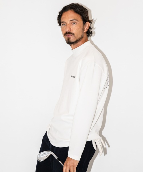 URBAN RESEARCH Sonny Label(アーバンリサーチサニーレーベル)の「OOPS×RYUAMBE モックネックロングスリーブTシャツ(Tシャツ/カットソー・メンズ・ブラック/ネイビー/ホワイト・LARGE/MEDIUM)」の7枚目の写真