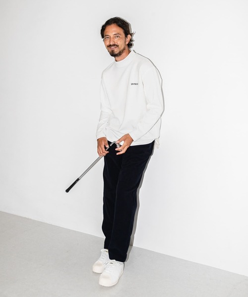 URBAN RESEARCH Sonny Label(アーバンリサーチサニーレーベル)の「OOPS×RYUAMBE モックネックロングスリーブTシャツ(Tシャツ/カットソー・メンズ・ブラック/ネイビー/ホワイト・LARGE/MEDIUM)」の12枚目の写真