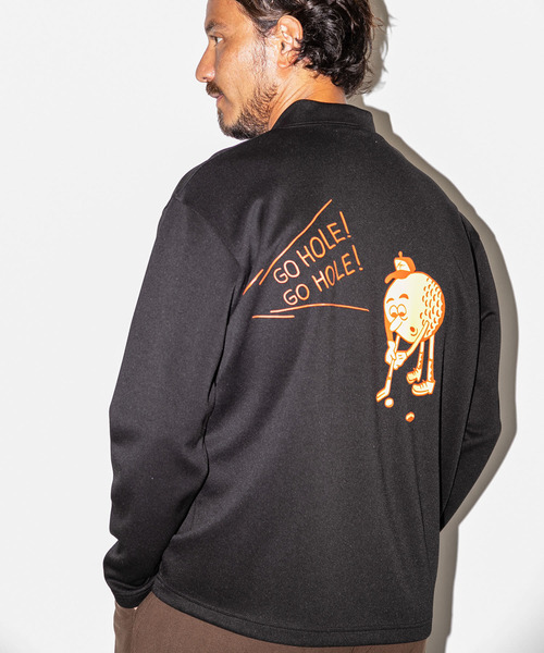 URBAN RESEARCH Sonny Label(アーバンリサーチサニーレーベル)の「OOPS×RYUAMBE モックネックロングスリーブTシャツ(Tシャツ/カットソー・メンズ・ブラック/ネイビー/ホワイト・LARGE/MEDIUM)」の16枚目の写真