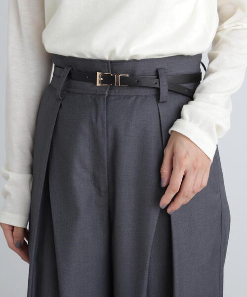 N.（N. Natural Beauty Basic）（エヌエヌナチュラルビューティーベーシック）の「リバーシブルベルト（ベルト・レディース・ベージュ/ブラック・FREE）」の11枚目の写真