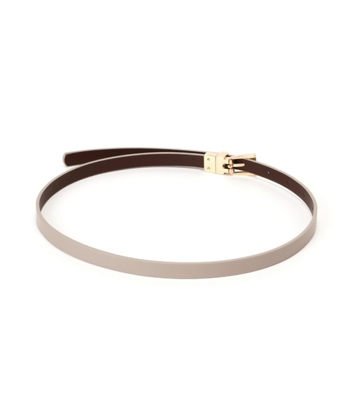 N.（N. Natural Beauty Basic）（エヌエヌナチュラルビューティーベーシック）の「リバーシブルベルト（ベルト・レディース・ベージュ/ブラック・FREE）」の5枚目の写真