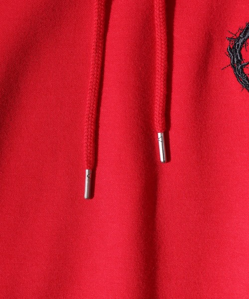 Dark cross pullover hoodie / 闇系クロスアップリケプルオーバーパーカー unisex（パーカー）｜RE730（アールイーセブンサーティー）