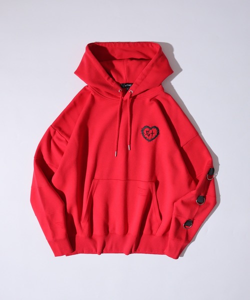 Dark cross pullover hoodie / 闇系クロスアップリケプルオーバーパーカー unisex（パーカー）｜RE730（アールイーセブンサーティー）