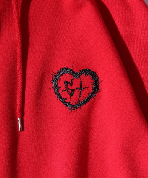 Dark cross pullover hoodie / 闇系クロスアップリケプルオーバーパーカー unisex（パーカー）｜RE730（アールイーセブンサーティー）