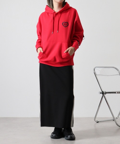 Dark cross pullover hoodie / 闇系クロスアップリケプルオーバーパーカー unisex（パーカー）｜RE730（アールイーセブンサーティー）