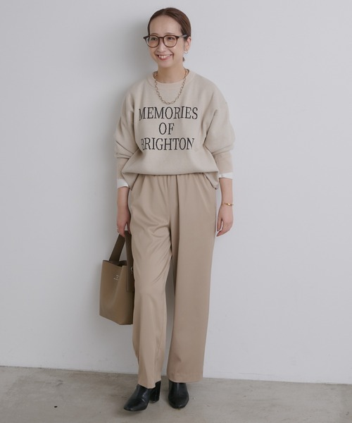 PUAL CE CIN（ピュアルセシン）の「【＠sein___000企画】ジャガードロゴニットプルオーバー（ニット/セーター・レディース・ブラック/ベージュ/グレー/キャメル・FREE）」の7枚目の写真