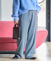 新品タグ付き❣️FRICOT PLUS ストライプ柄パンツ　size M FREAK'S STORE｜フリークスストアのパンツ（ストライプ柄）通販
