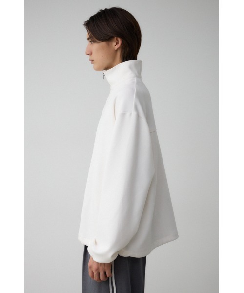 AZUL by moussy(アズールバイマウジー)の「フェウクスウェードハーフジッププルオーバー(スウェット・メンズ・ブラック/グレー/オフホワイト・FREE)」の8枚目の写真