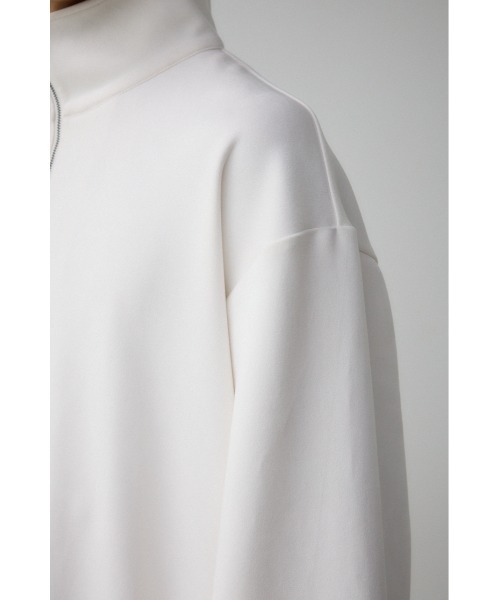 AZUL by moussy(アズールバイマウジー)の「フェウクスウェードハーフジッププルオーバー(スウェット・メンズ・ブラック/グレー/オフホワイト・FREE)」の12枚目の写真