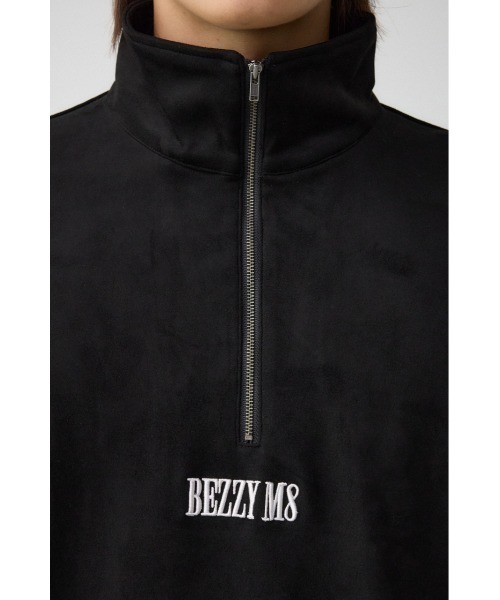 AZUL by moussy(アズールバイマウジー)の「フェウクスウェードハーフジッププルオーバー(スウェット・メンズ・ブラック/グレー/オフホワイト・FREE)」の22枚目の写真