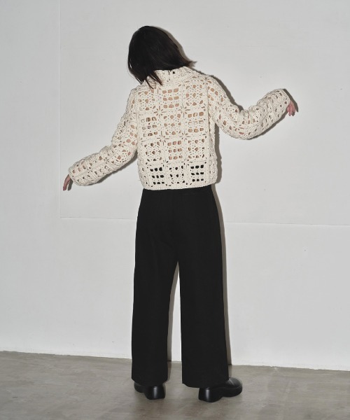 TODAYFUL（トゥデイフル）の「Wide Twill Trousers（その他パンツ・レディース・キナリ/ブラック・36inch/38inch）」の8枚目の写真