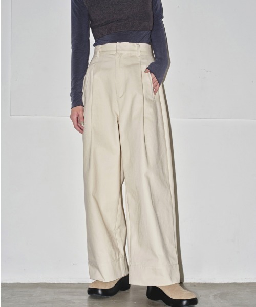 セール】Wide Twill Trousers（その他パンツ）｜TODAYFUL