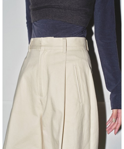 TODAYFUL（トゥデイフル）の「Wide Twill Trousers（その他パンツ・レディース・キナリ/ブラック・36inch/38inch）」の17枚目の写真