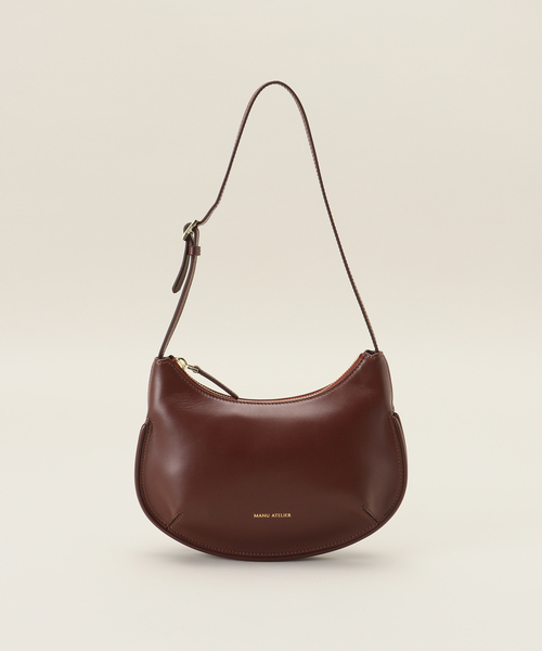 MANU ATELIER(マニュ アトリエ)の「【MANU ATELIER/マニュ アトリエ】Half moon BAG(burgundy)(ハンドバッグ・レディース・ボルドー・FREE)」の7枚目の写真