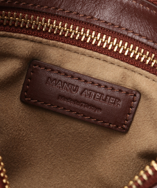 MANU ATELIER(マニュ アトリエ)の「【MANU ATELIER/マニュ アトリエ】Half moon BAG(burgundy)(ハンドバッグ・レディース・ボルドー・FREE)」の17枚目の写真