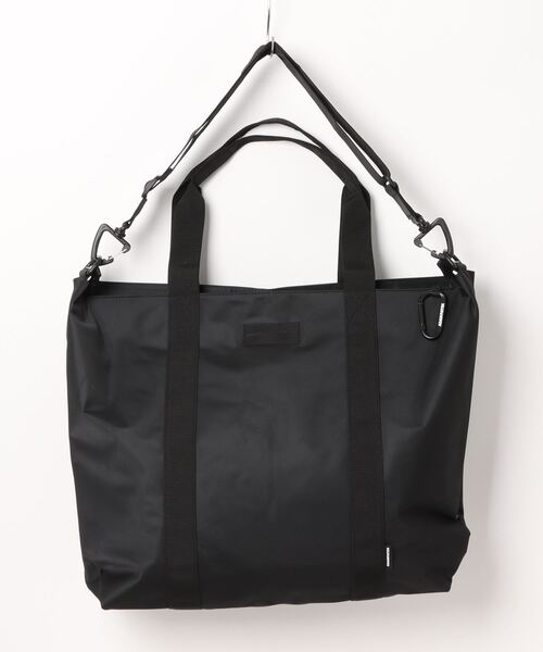 【Km】【it】【ADAMPATEK】firm polyester tote bag/ポリエステルビッグトートバッグ