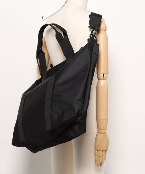 ADAM PATEK(アダムパテック)の「【Km】【it】【ADAMPATEK】firm polyester tote bag/ポリエステルビッグトートバッグ(トートバッグ・メンズ・カーキ/ブラック・FREE)」の6枚目の写真