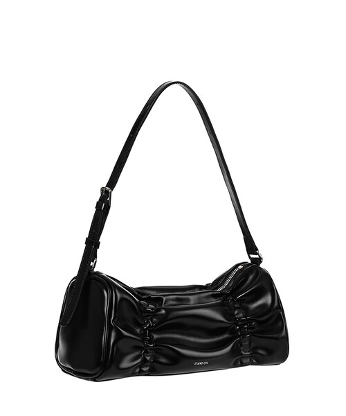 STANDOIL（スタンドオイル）の「STAND OIL（スタンドオイル）PLEATS BAG（ショルダーバッグ・レディース・ライトイエロー系/ブラック・00）」の3枚目の写真