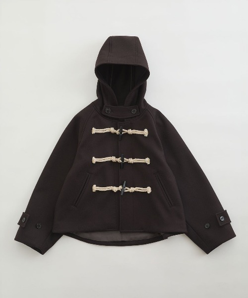 THE SHINZONE(ザ シンゾーン)の「THE SHINZONE SHORT DUFFLE COAT 24AMSCO06(ダッフルコート・レディース・ブラック/ブラウン・FREE)」の6枚目の写真