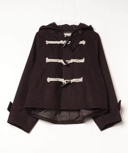 THE SHINZONE(ザ シンゾーン)の「THE SHINZONE SHORT DUFFLE COAT 24AMSCO06(ダッフルコート・レディース・ブラック/ブラウン・FREE)」の3枚目の写真